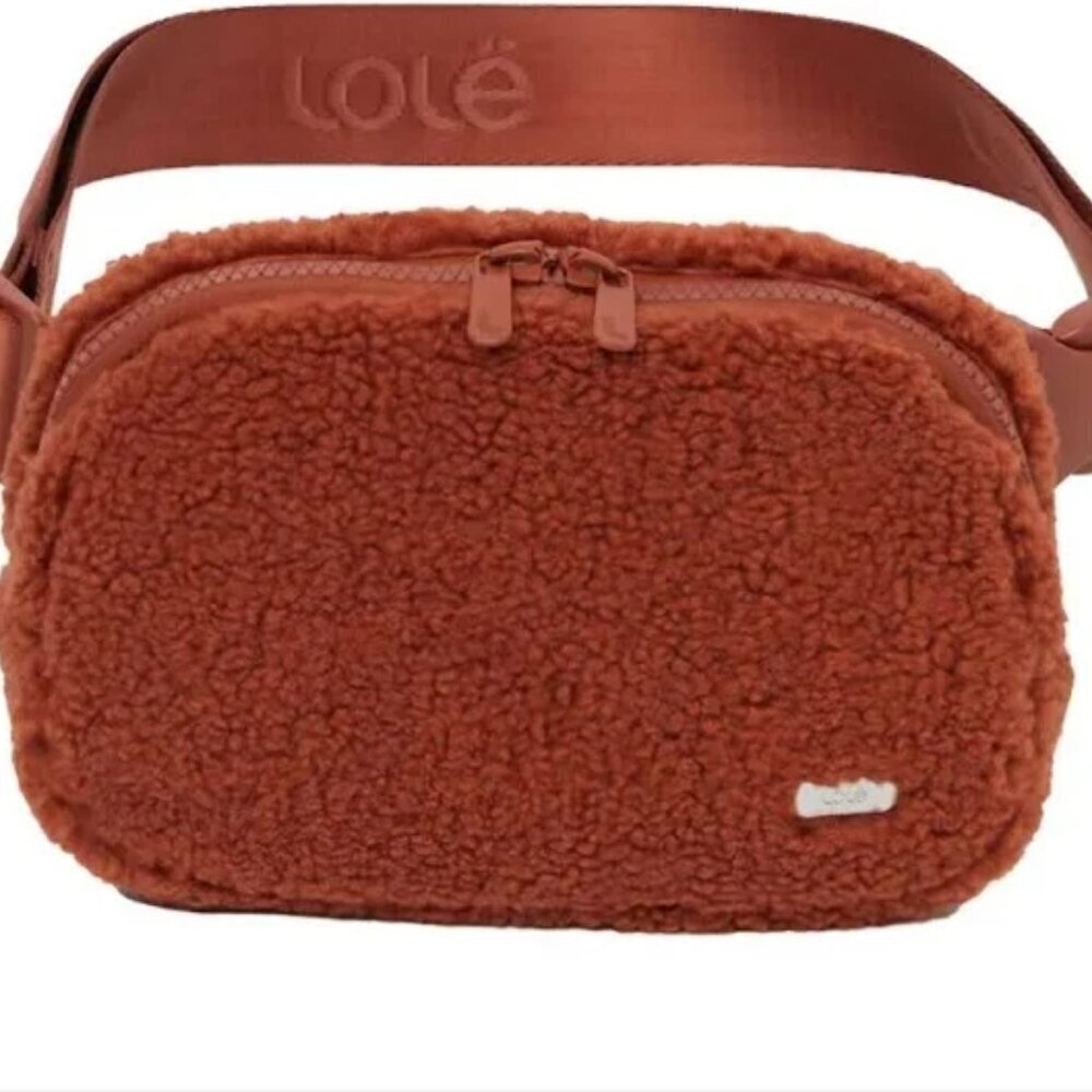 Lole Jamie Faux Shearling Belt Bag